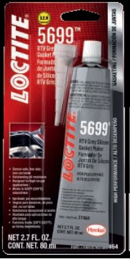 LOCTITE® 5699™ Silicón RTV Gris, Tubo 80 ml