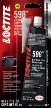 LOCTITE® 598™ Silicón RTV Negro, Tubo 80 ml