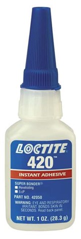 [L-AIN-0420-BT-020] LOCTITE® 420™ Super Bonder®, Botella 20 gr
