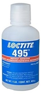 [L-AIN-0495-BT-001] LOCTITE® 495™ Super Bonder®, Botella 1 lb