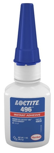[L-AIN-0496-BT-020] LOCTITE® 496™ Super Bonder®, Botella 20 g