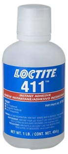 [L-AIN-0411-BT-001] LOCTITE® 411™ Prism® Transparente Tenaz, Botella 1 lb