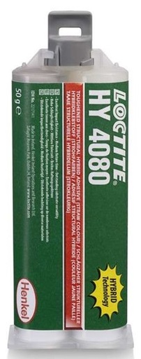 [L-AIN-4080-CR-050] LOCTITE® HY 4080, Cartucho dual 50 g